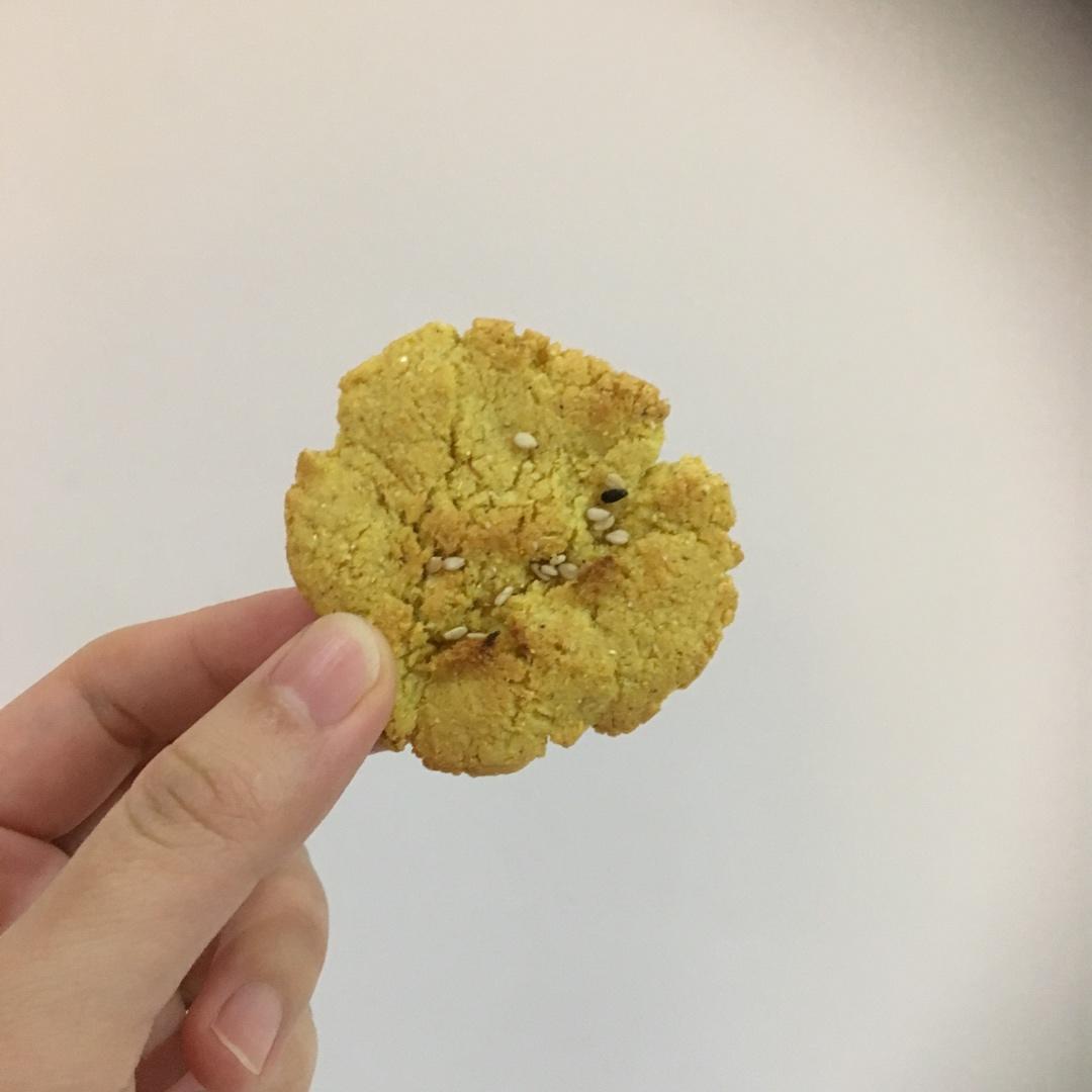 玉米面美味桃酥（电饼铛，懒人版）