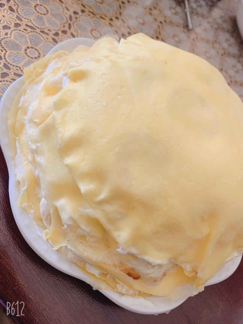 6寸千层芒果蛋糕（附雀巢淡奶油变硬小秘籍）