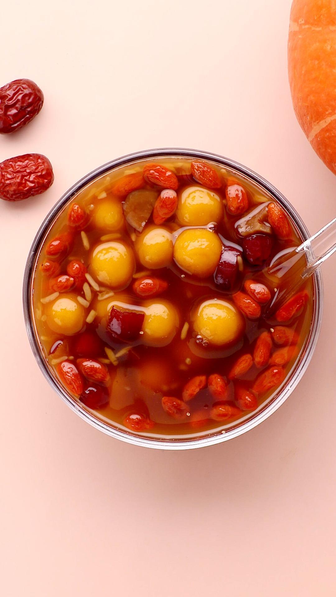 酒酿南瓜小圆子的做法