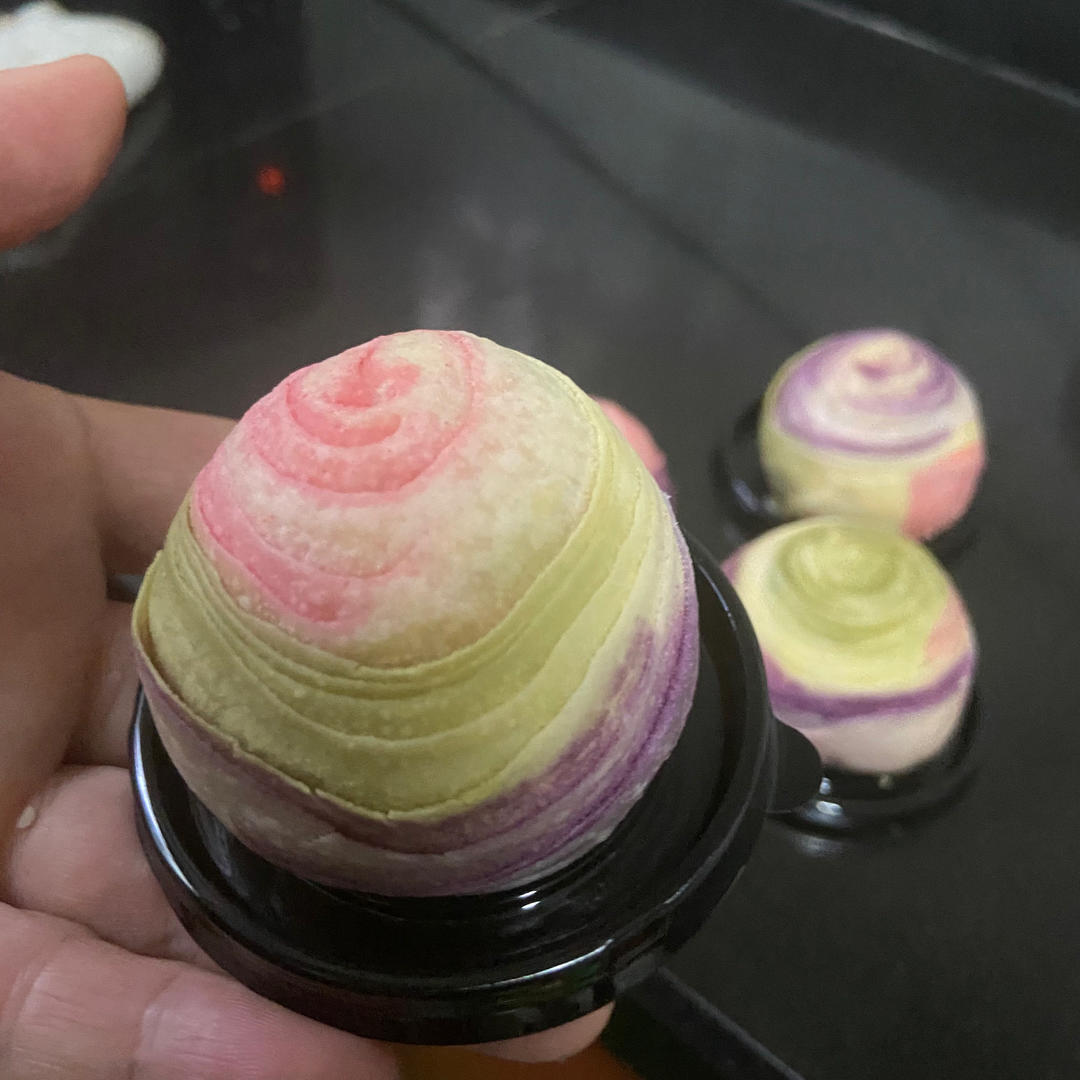 彩虹酥 螺旋酥 五彩酥 各种酥 史上步骤最详细