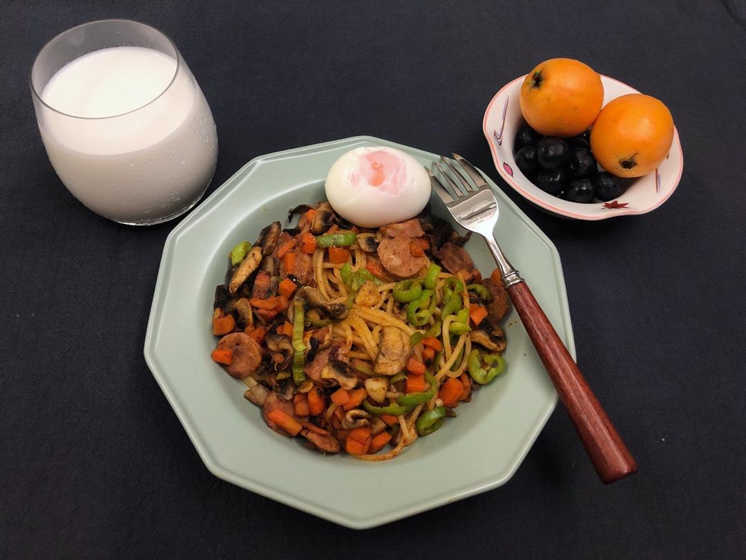 酸酸哒可开胃了！算是日本料理的「拿波里意面」