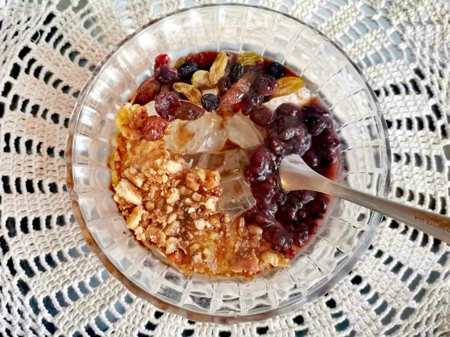 自制晶莹剔透、口感凉滑的——冰粉粉