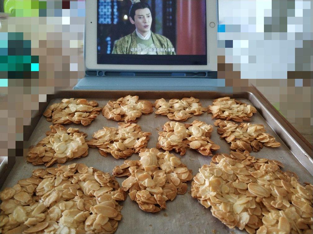 🔥酥脆香甜！无需打发就可以完成的焦糖脆杏仁饼干