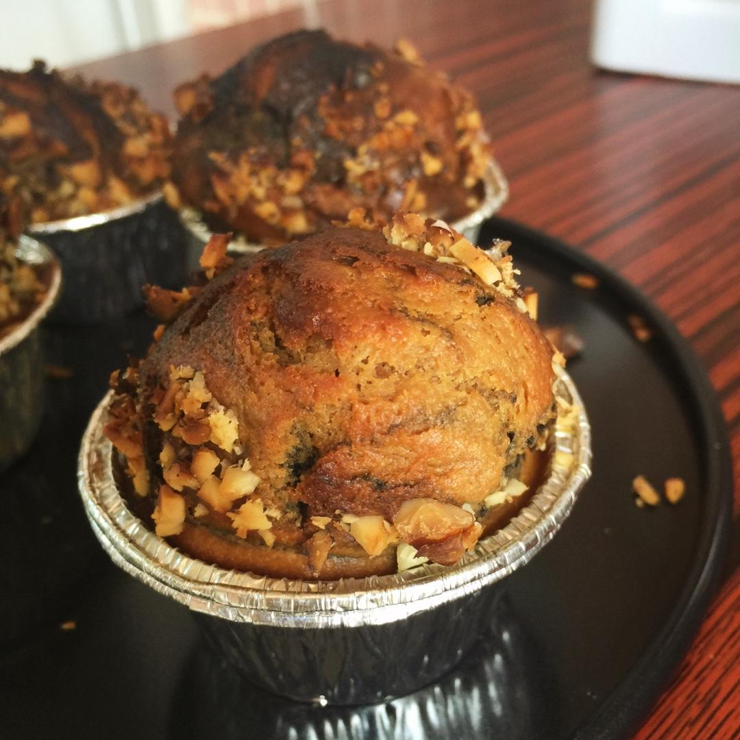 快手红糖芝麻酱马芬