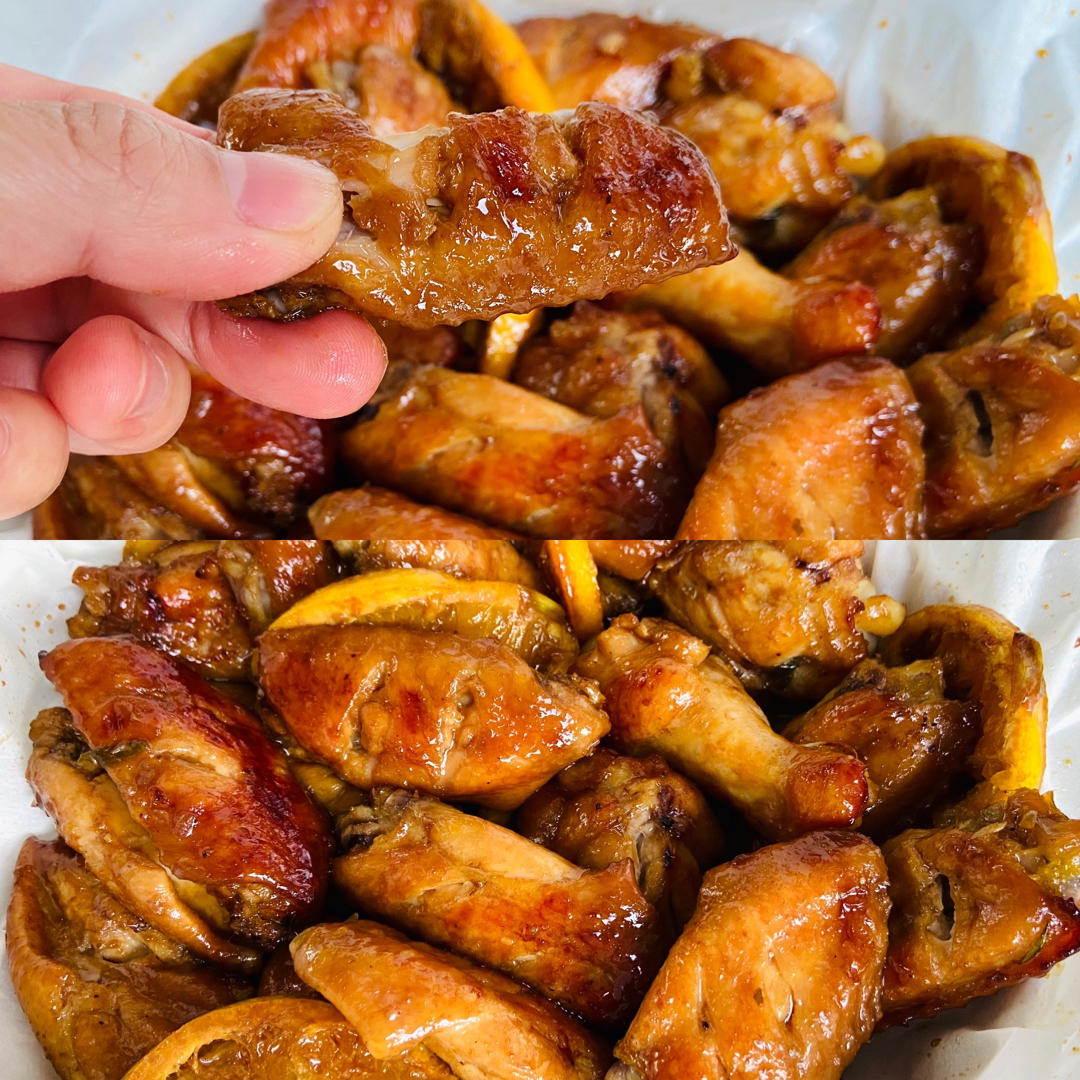 巨简单❗️无敌好吃的柠香烤鸡翅，外焦里嫩，好吃到舔指别错过