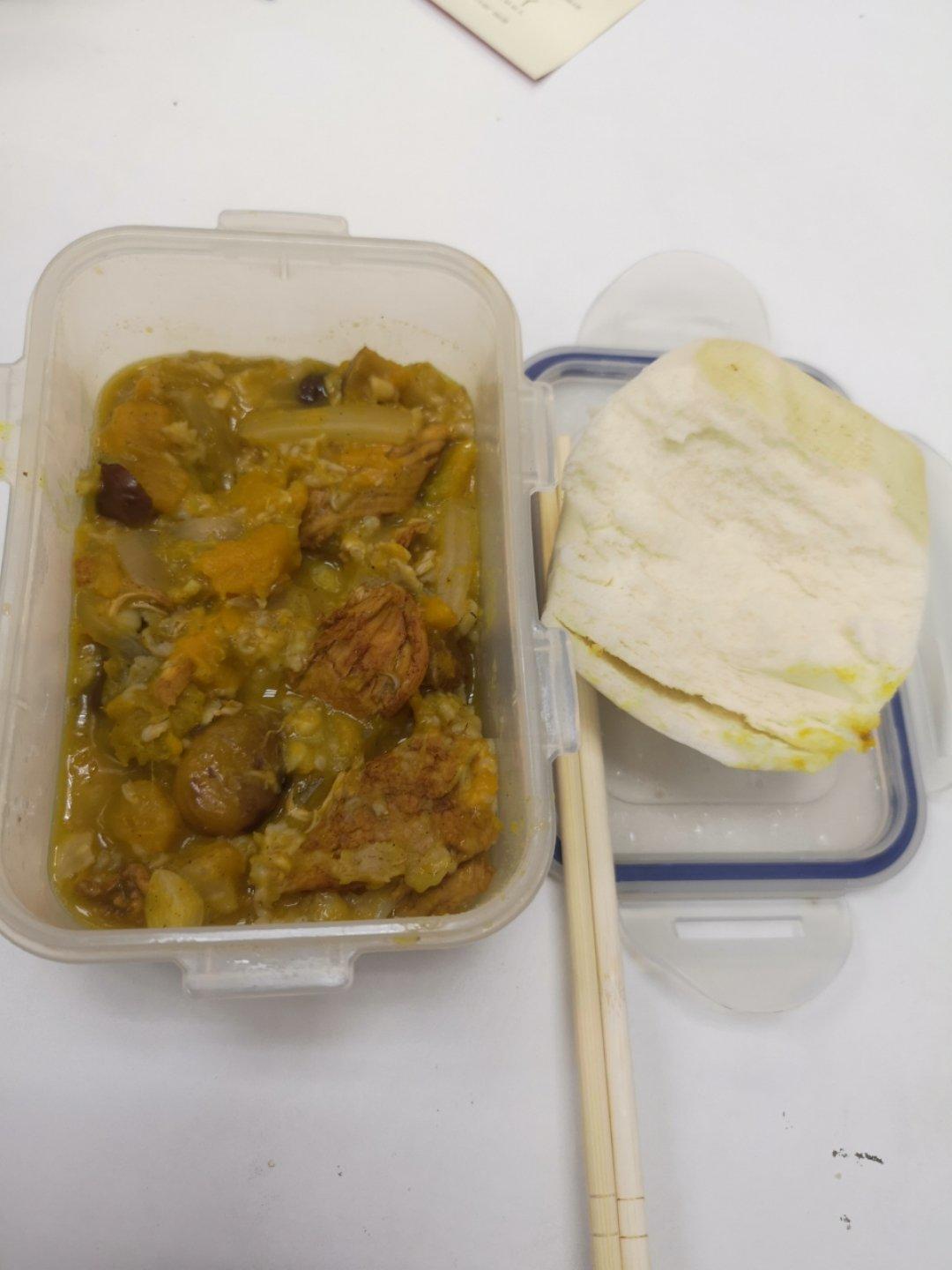 南瓜栗子鸡汤丨健康·三餐