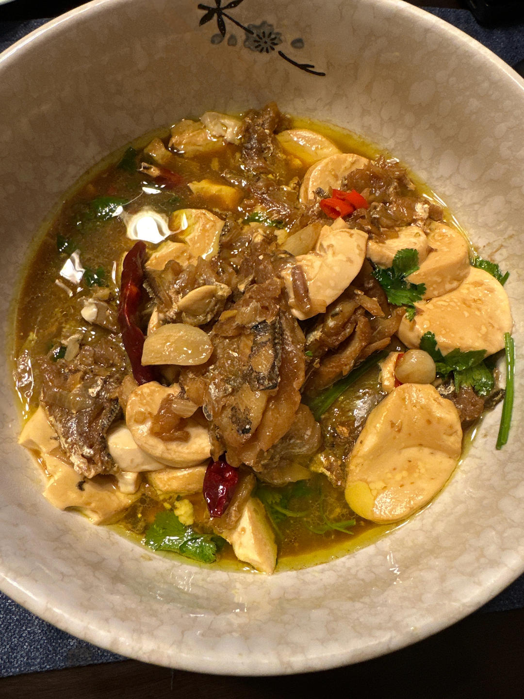 小黄鱼烧豆腐