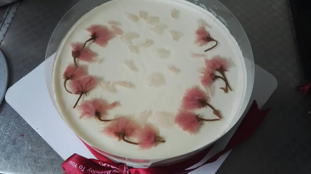 樱花酸奶慕斯蛋糕（免烤）