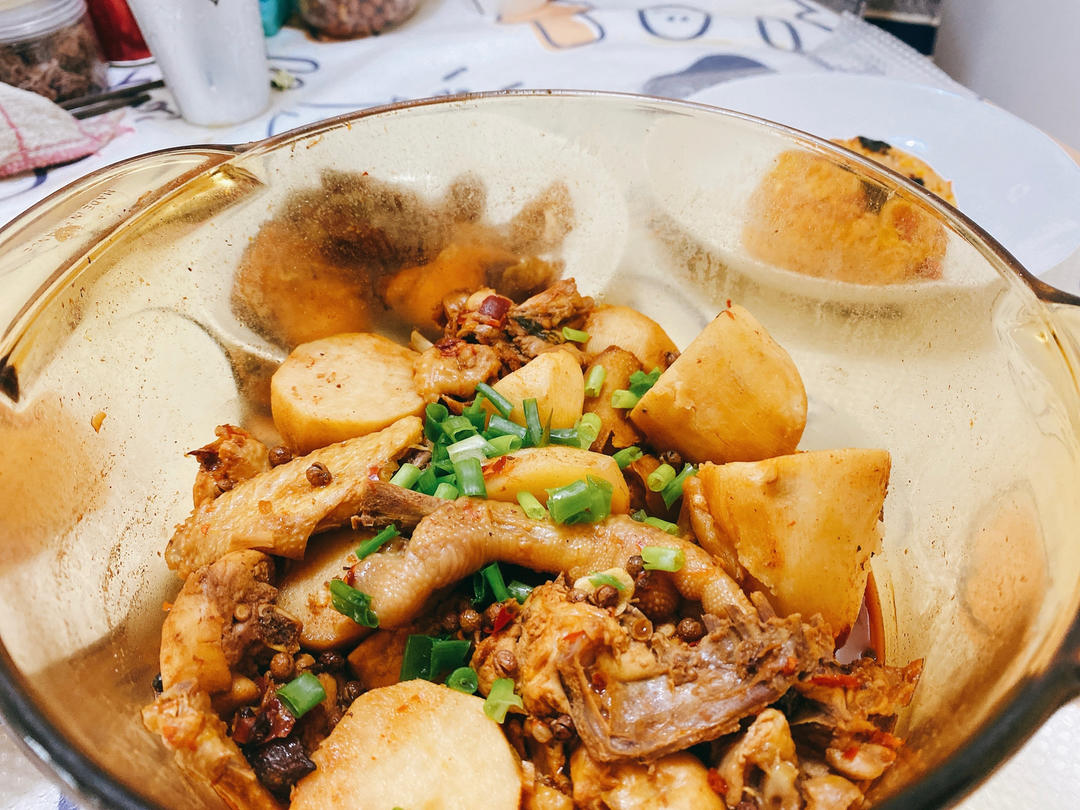 跟妈妈偷学的芋儿鸡，老公说可以去开店了