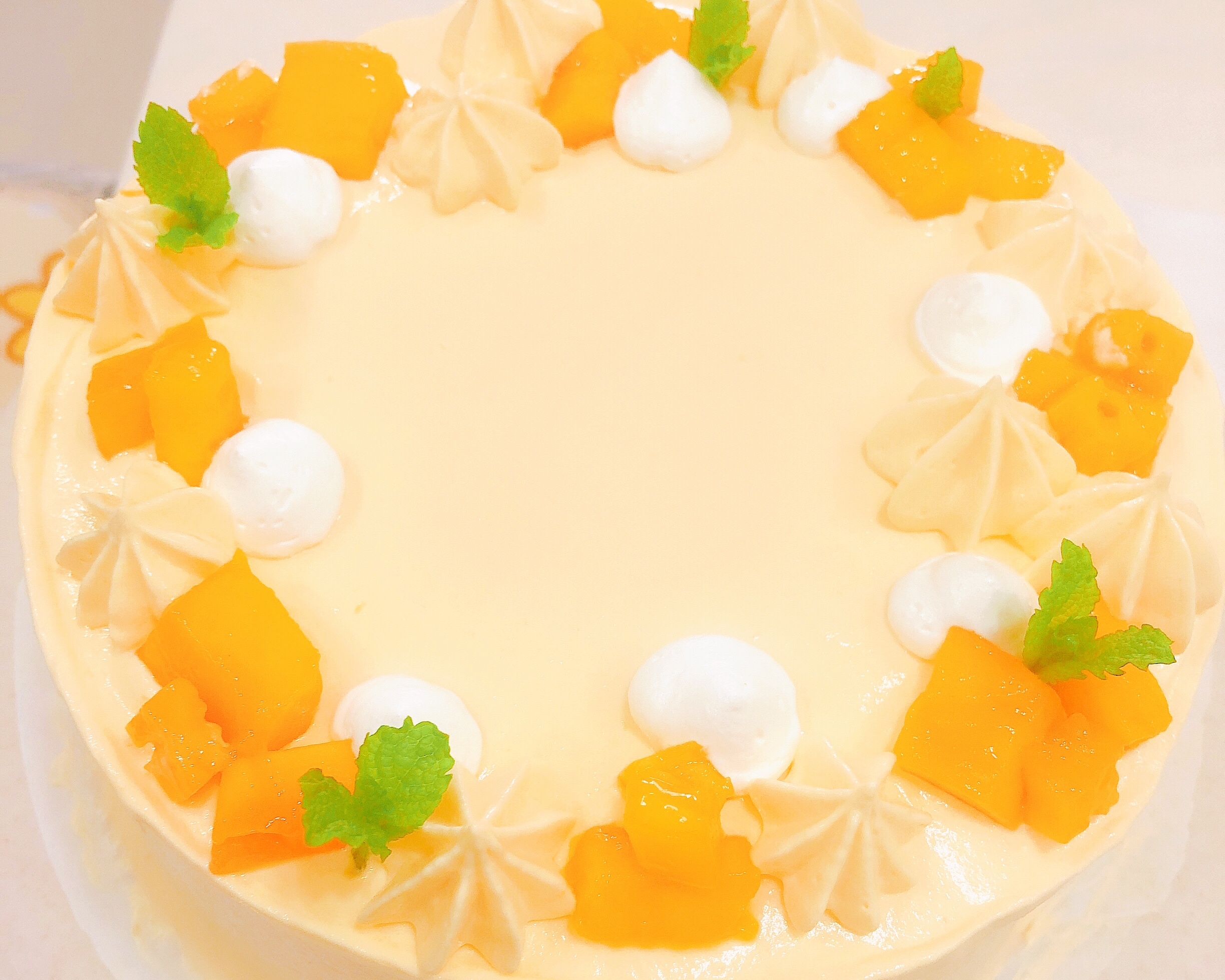 芒果奶油蛋糕的做法 步骤7