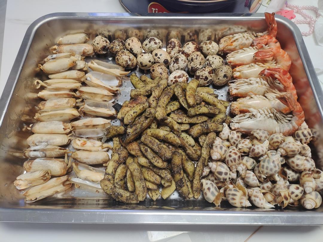 省心一锅焖【盐焗海鲜】，咸香入味吃到爽！