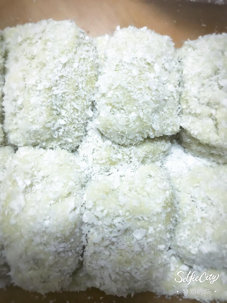 甜品之椰丝小方块