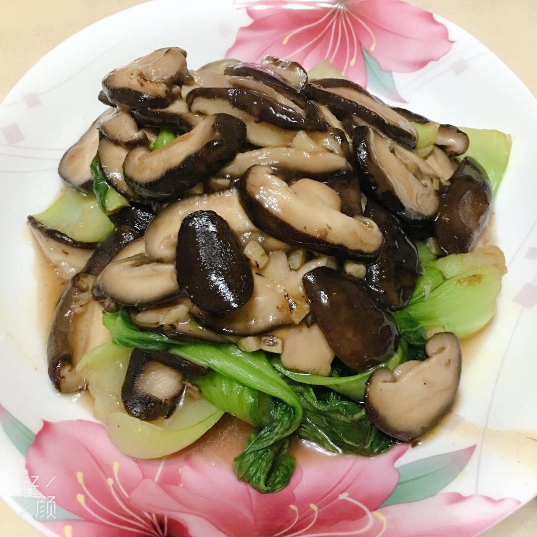 蚝油香菇油菜