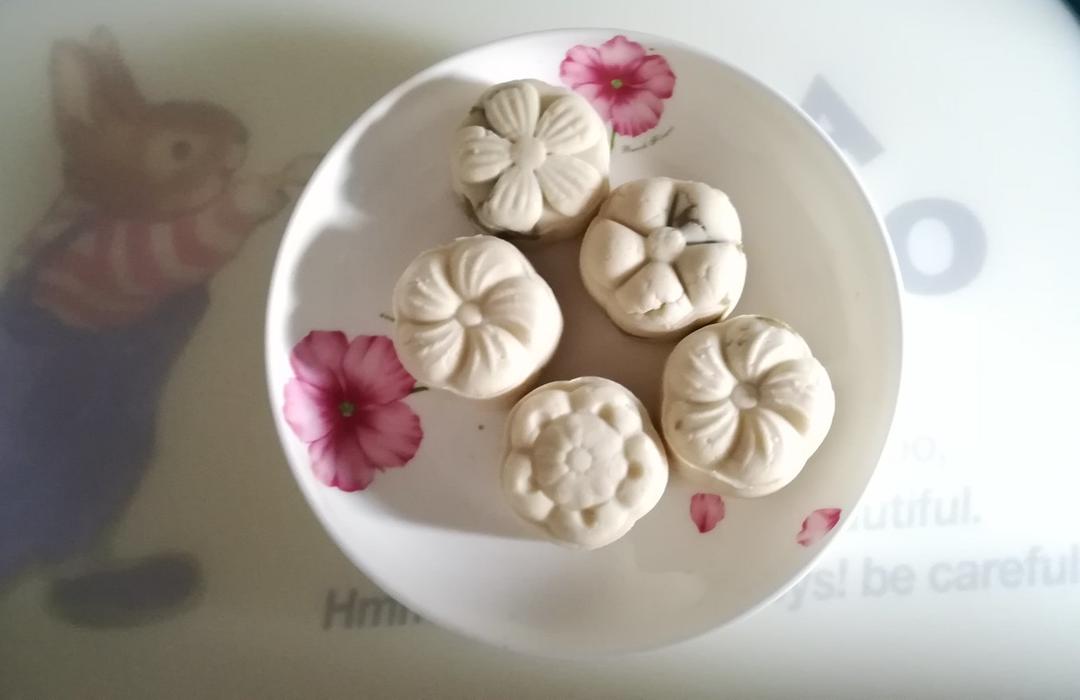 玫瑰豆沙山药糕