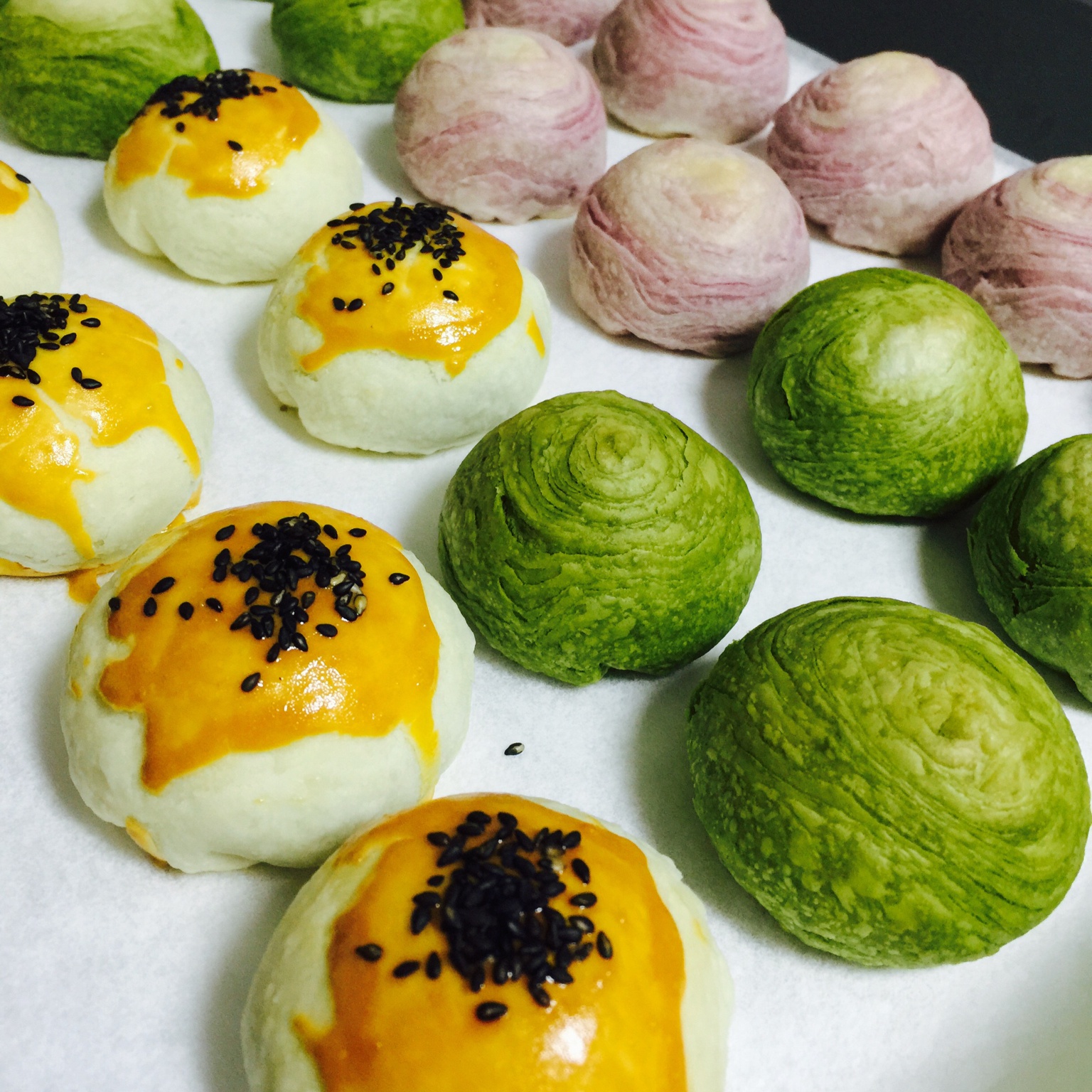 红豆酥饼（附油酥不测漏的办法）