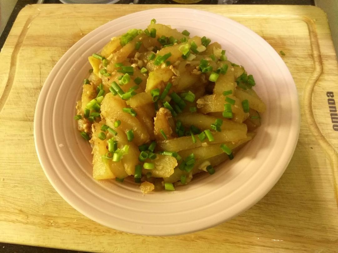 肉末炒冬瓜(超下饭)