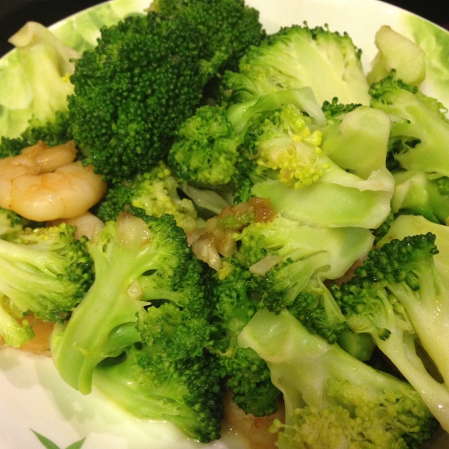 西兰花炒虾仁