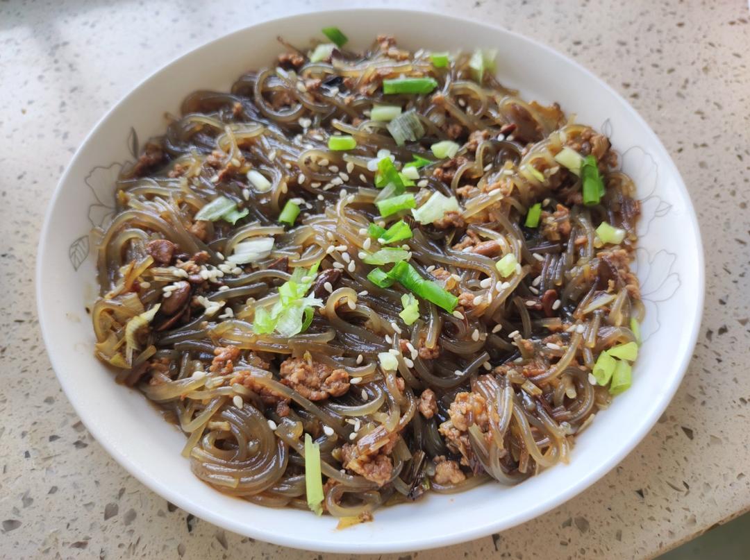 蚂蚁上树(肉末炒粉丝)超下饭‼️十分钟搞定