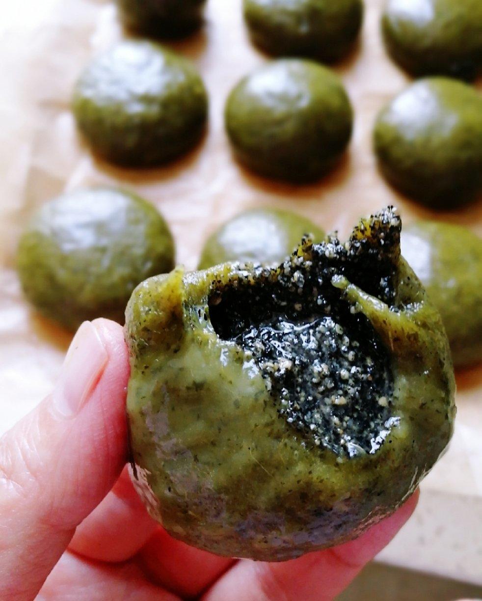 《Tinrry+》咸蛋黄肉松青团+红豆沙青团