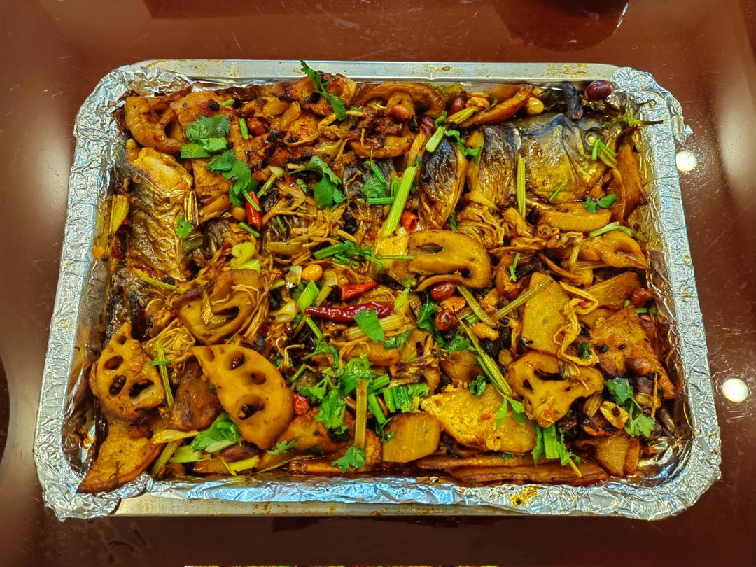 重庆烤鱼(烤箱版)爆好吃，爆简单