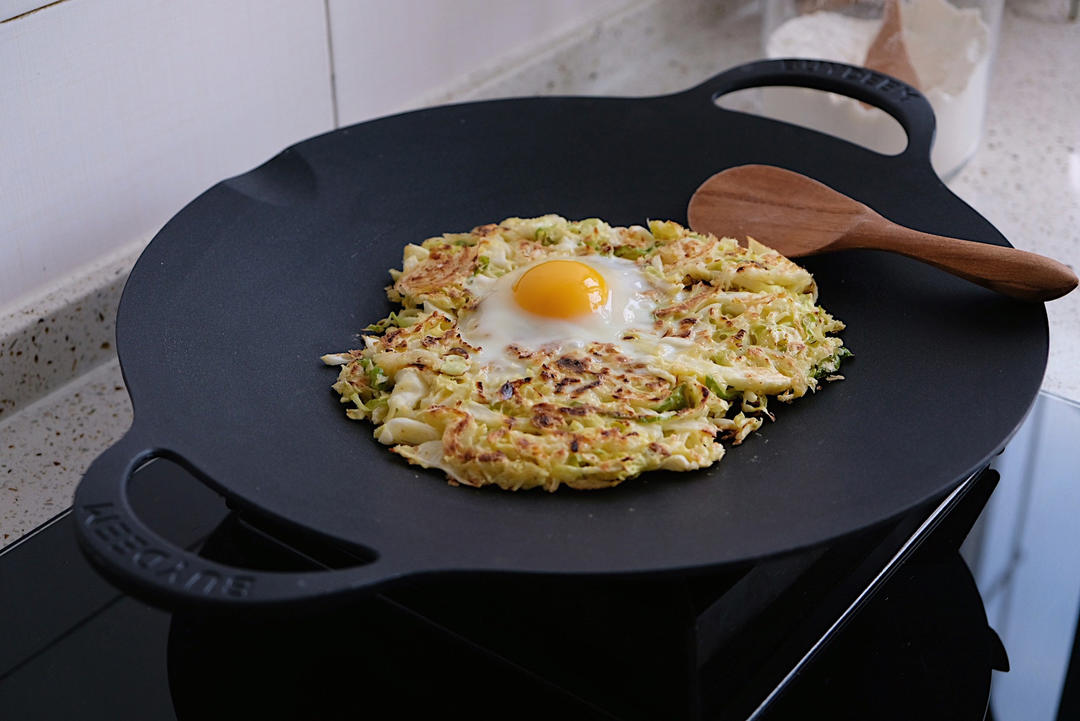 吃不胖的包菜抱蛋（日式家庭大阪烧抱蛋）减肥菜谱第一弹.营养美味.低碳水.降脂减肥.