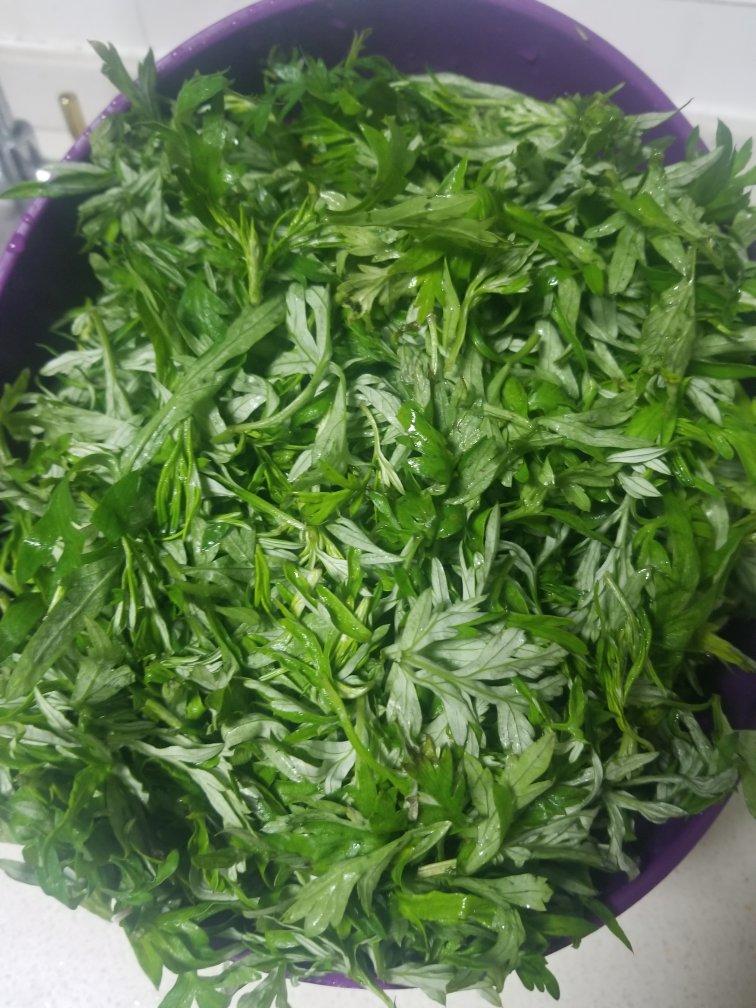 青团原料 | 艾草泥（汁）的做法