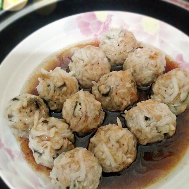 清蒸萝卜丸的做法