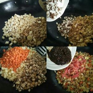 手工菠菜臊子面的做法 步骤7