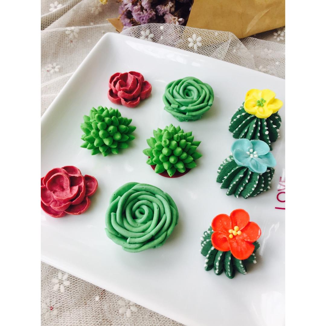 小麦子自创韩式裱花奶酪霜