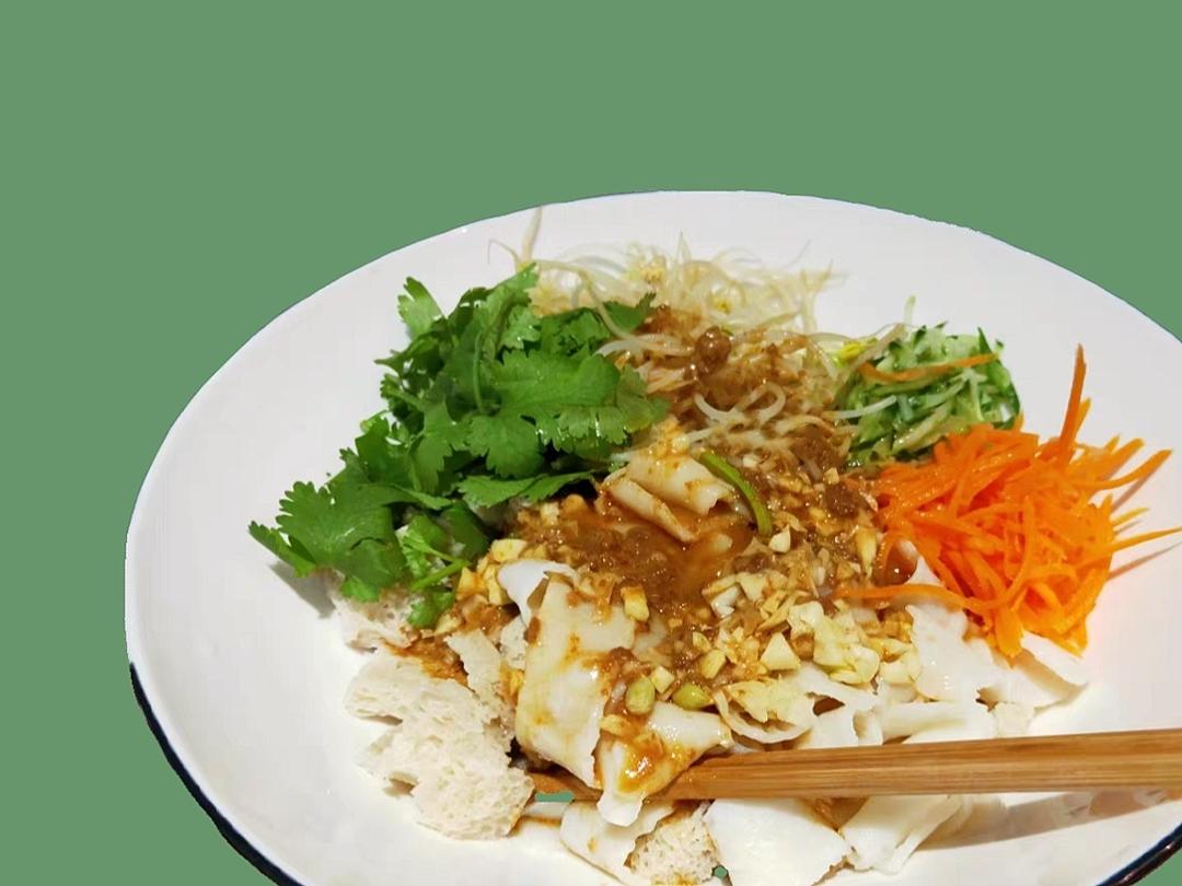 没凉皮锣锣也能做凉皮啦
