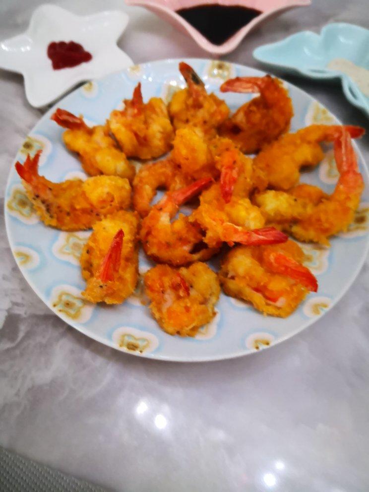 面包糠炸虾