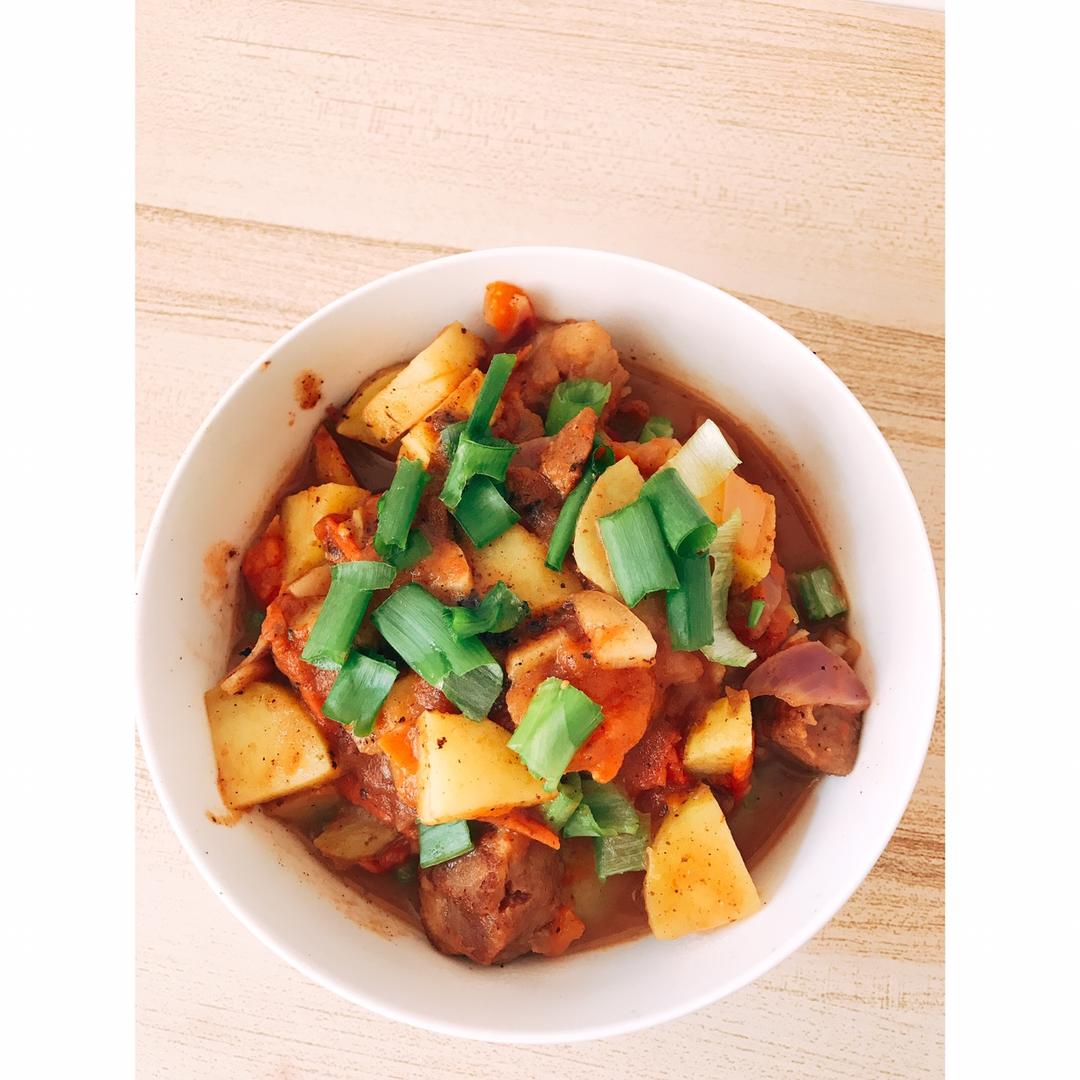 土豆炖牛肉