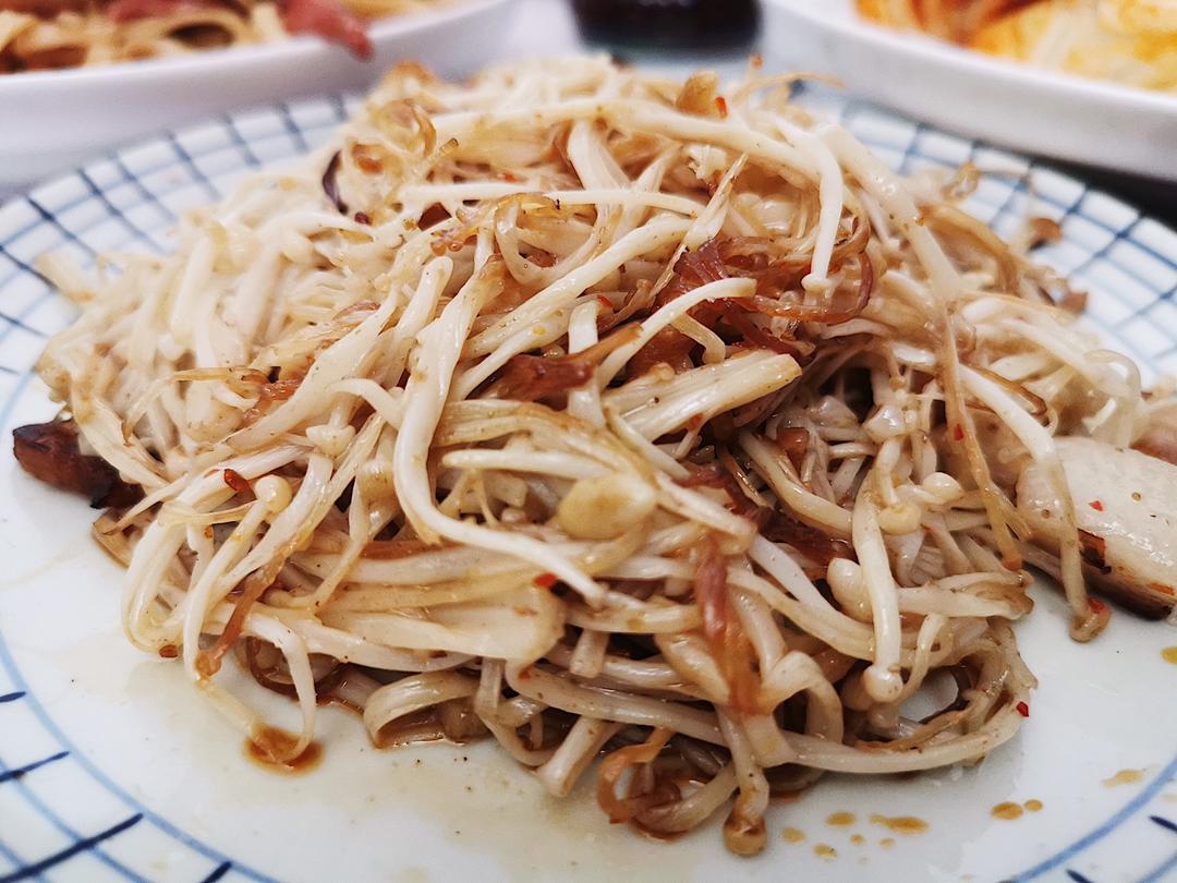 香煎金针菇的做法