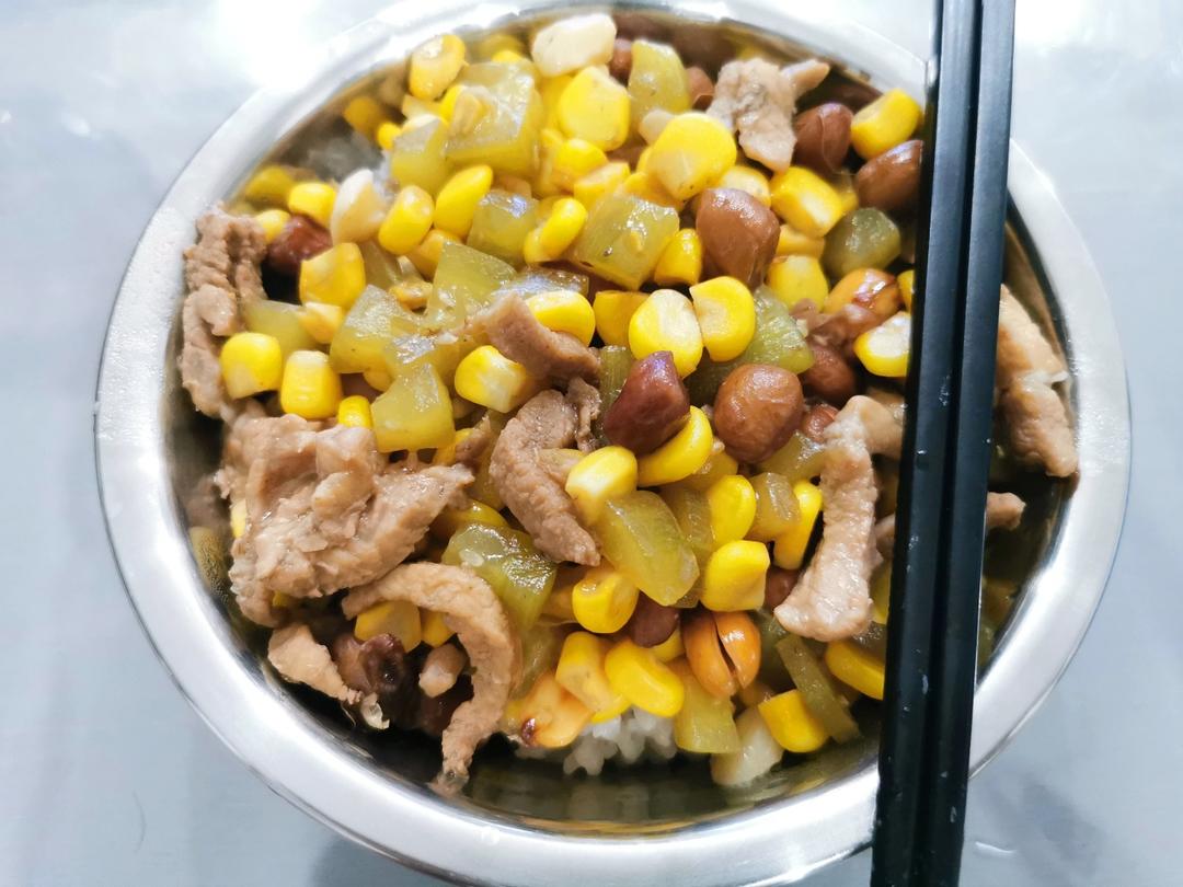 玉米炒肉末【超级下饭的快手家常菜】