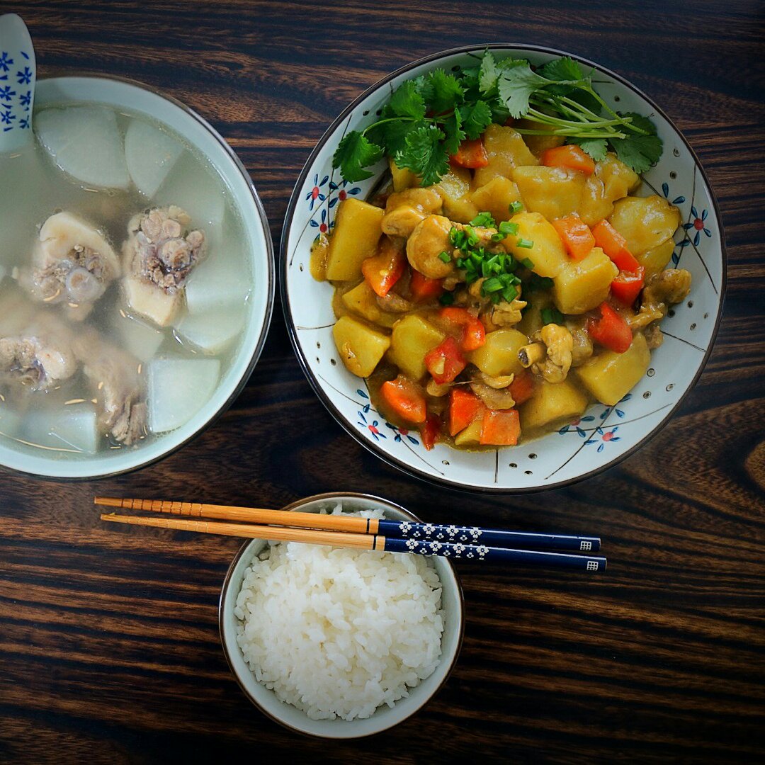 咖喱土豆鸡饭