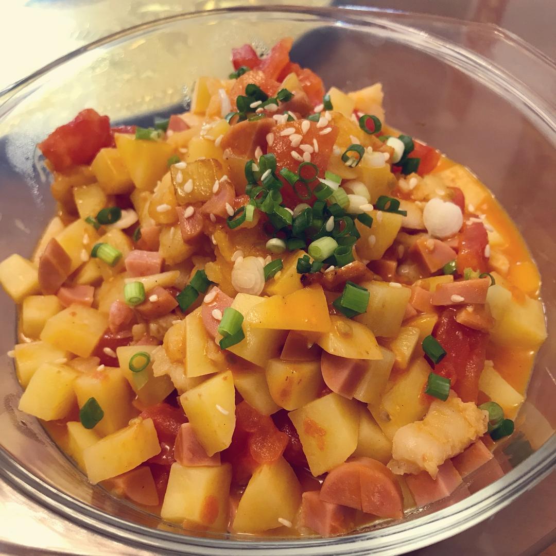 番茄豆腐巴沙鱼