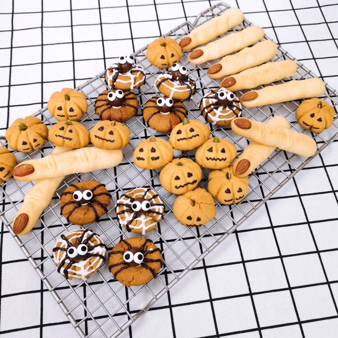 万圣节蜘蛛饼干