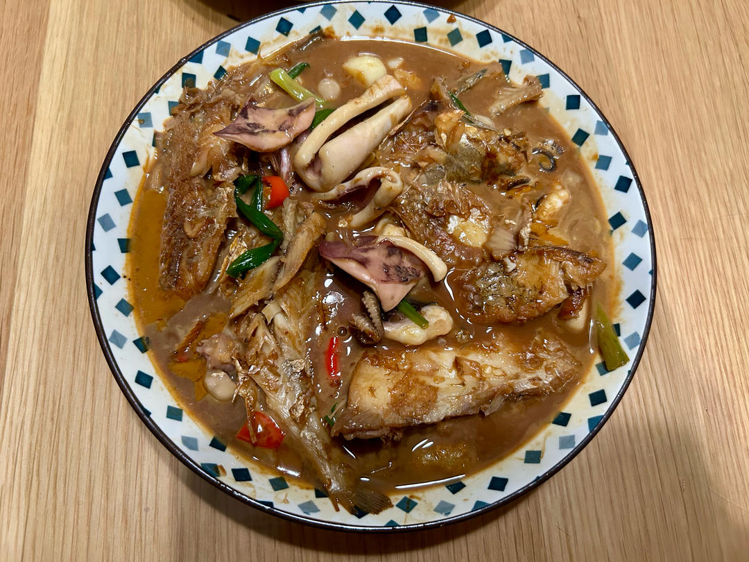 小岛上—红烧海杂鱼