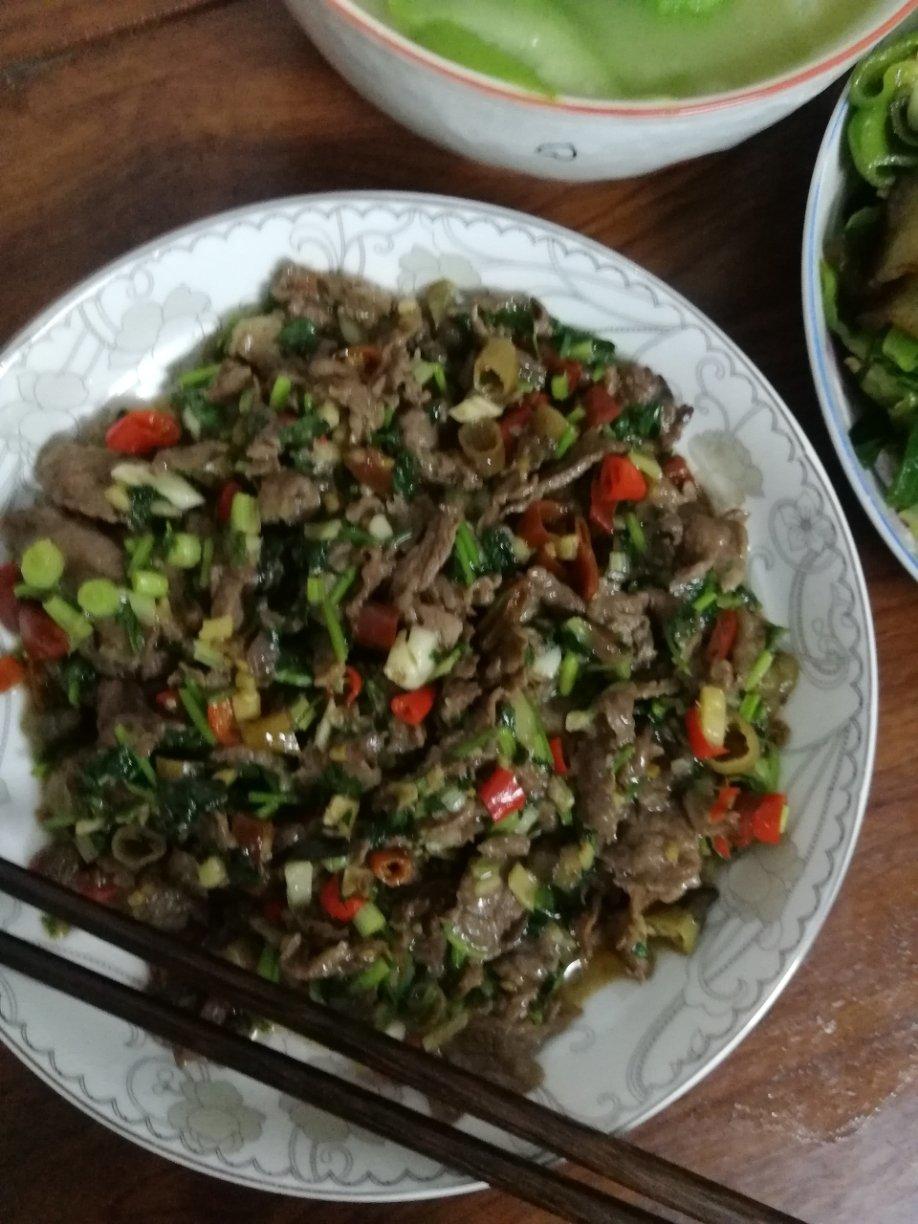 小炒牛肉