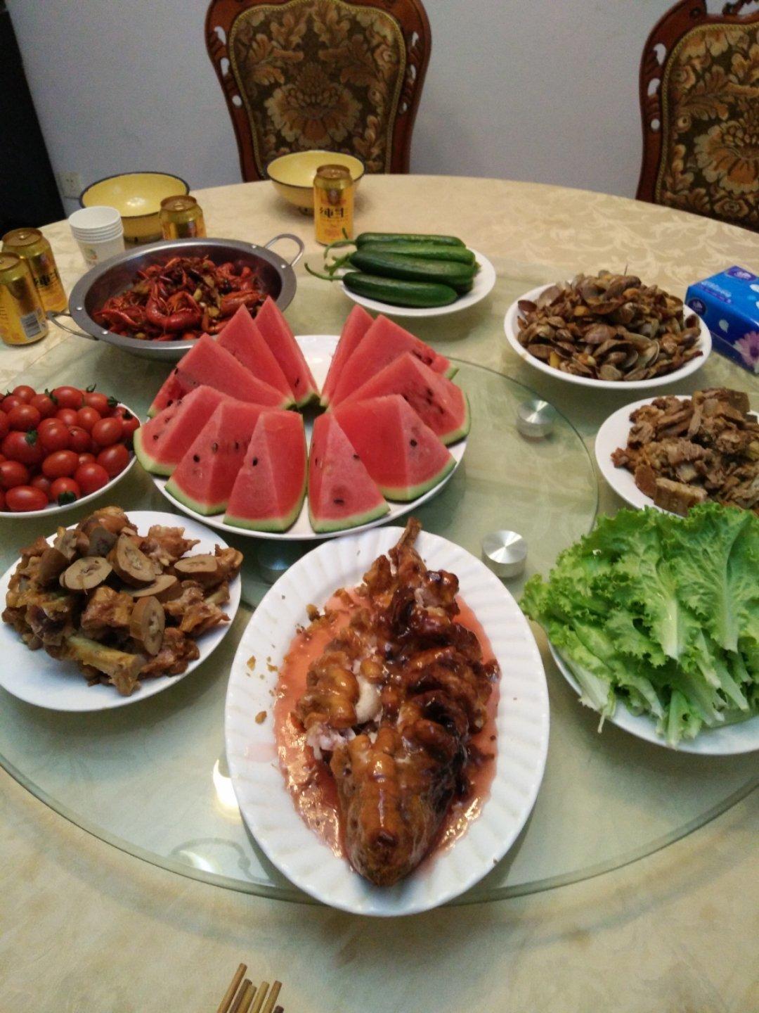 家庭智能种菜机曹俊峰做的晚餐2018年11月28日