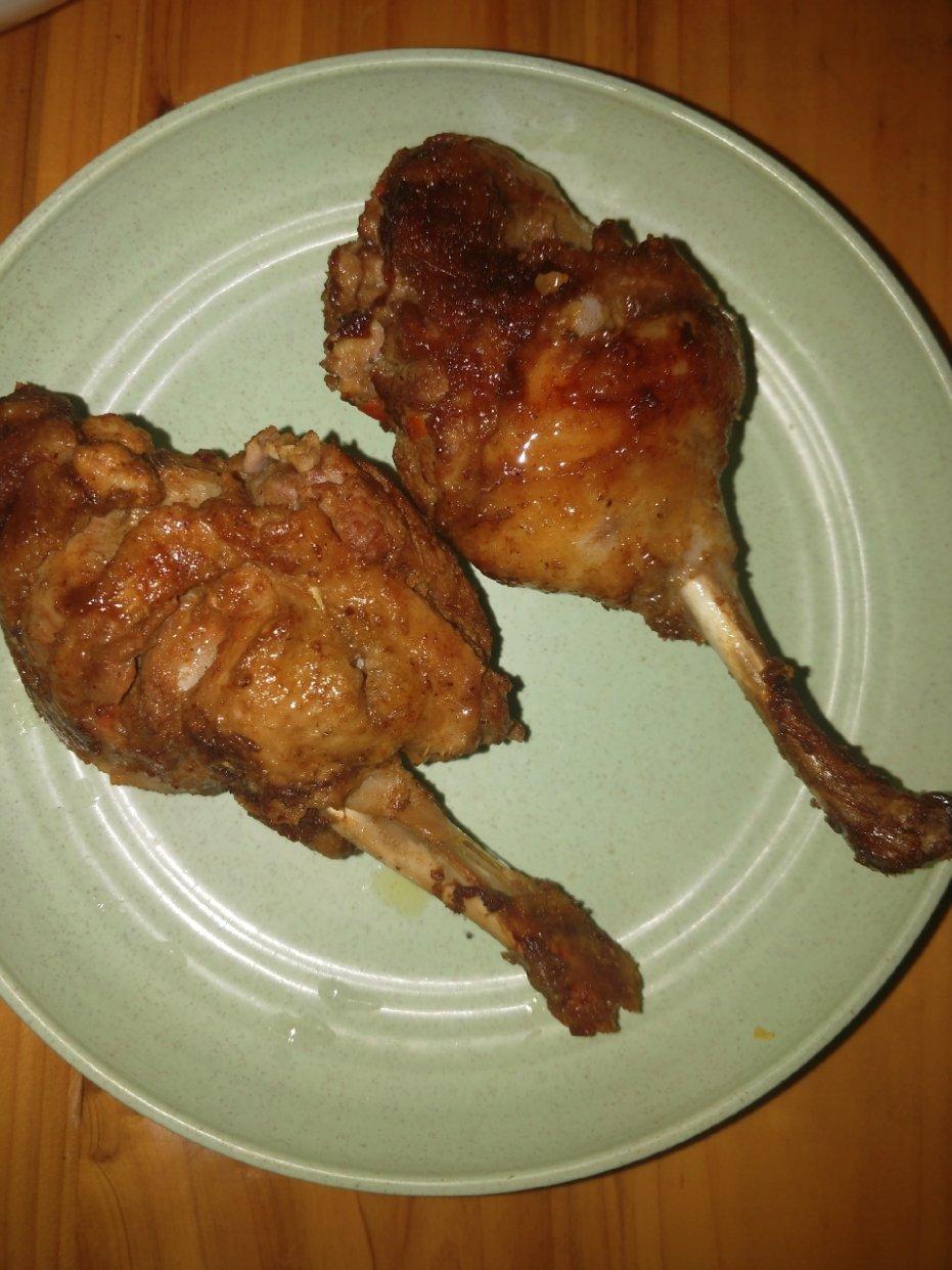 微波炉烤鸭腿