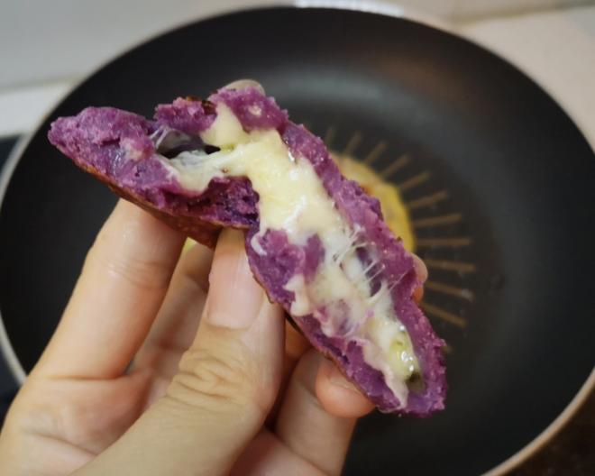 紫薯芝士点心饼🧀的做法