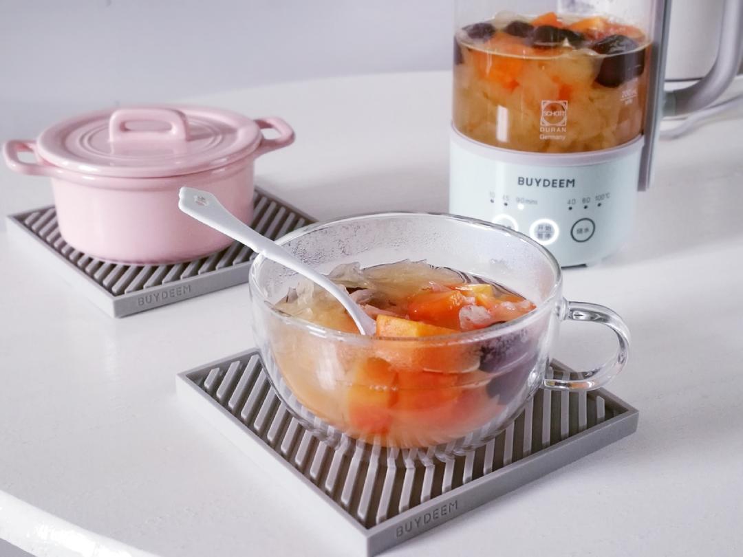 木瓜红枣银耳羹【10月北鼎养生壶食谱】的做法