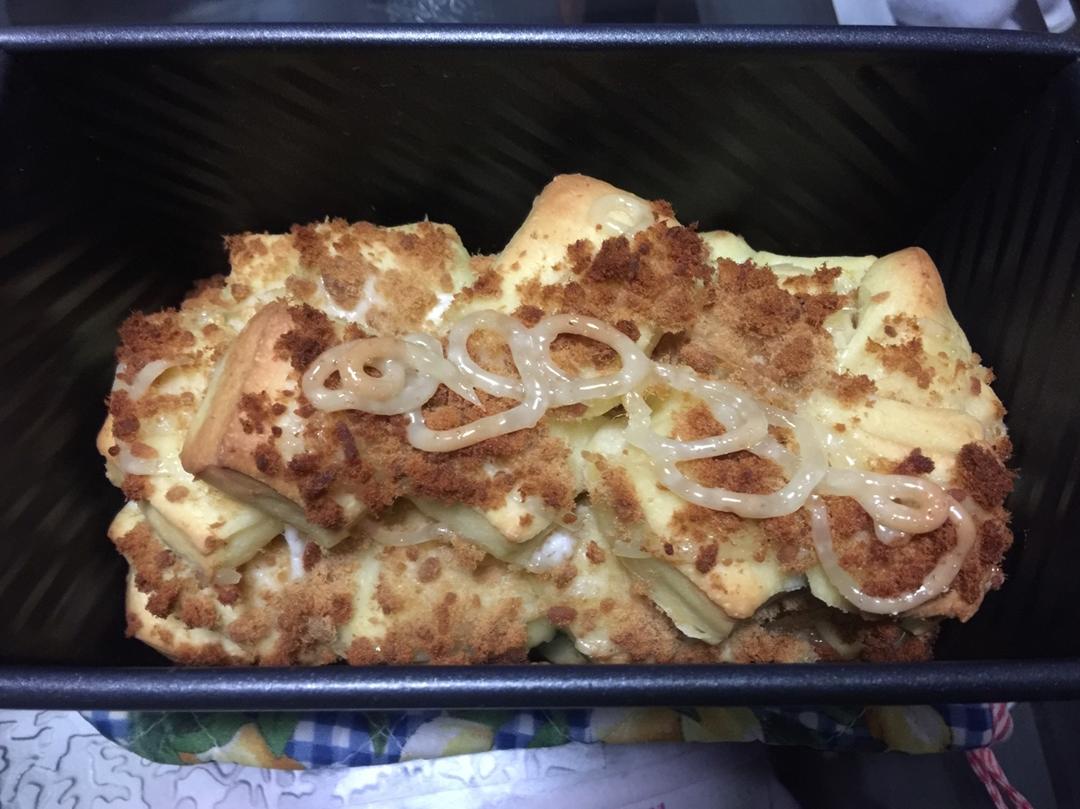 肉松手撕面包—超软会爆浆的面包哟