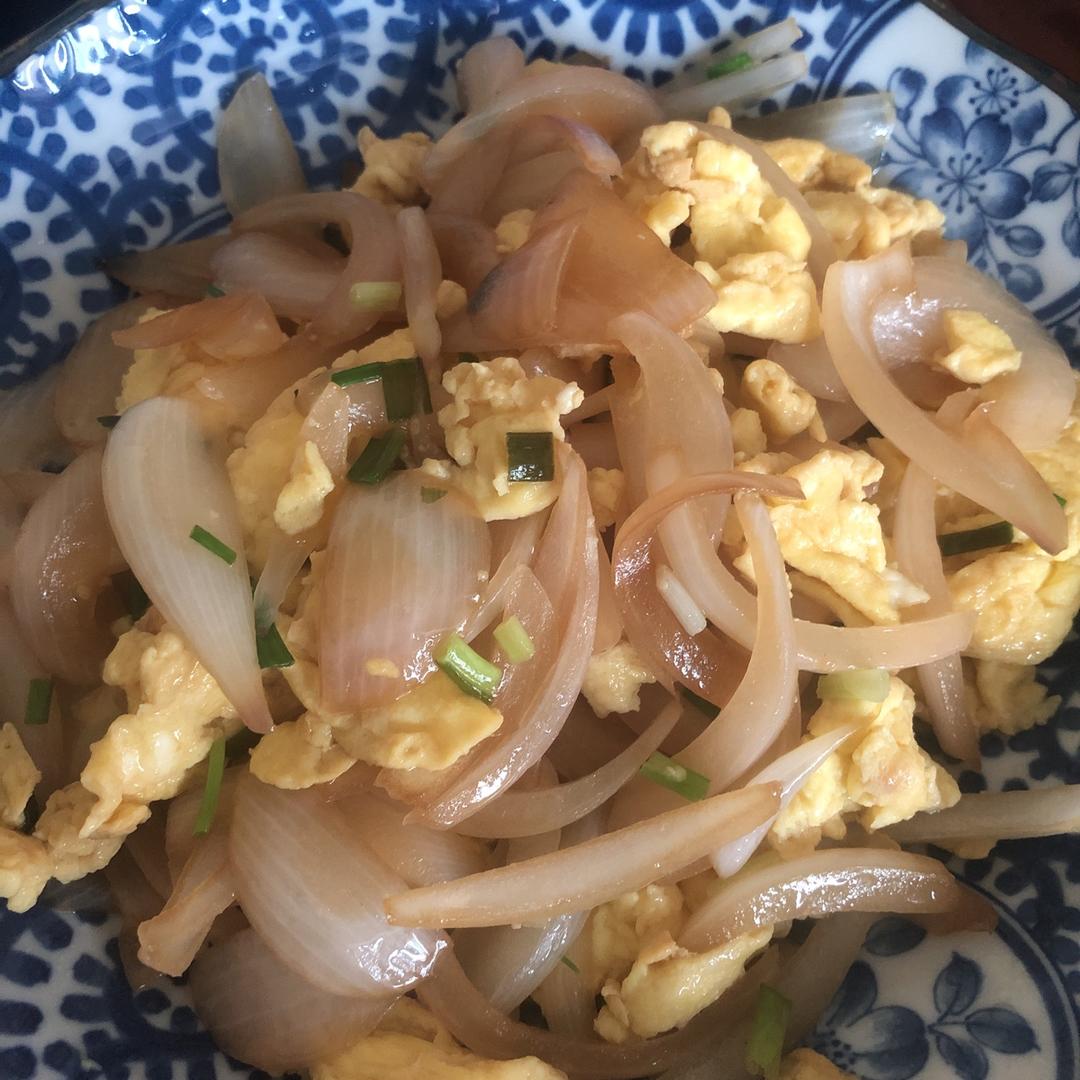 洋葱炒鸡蛋