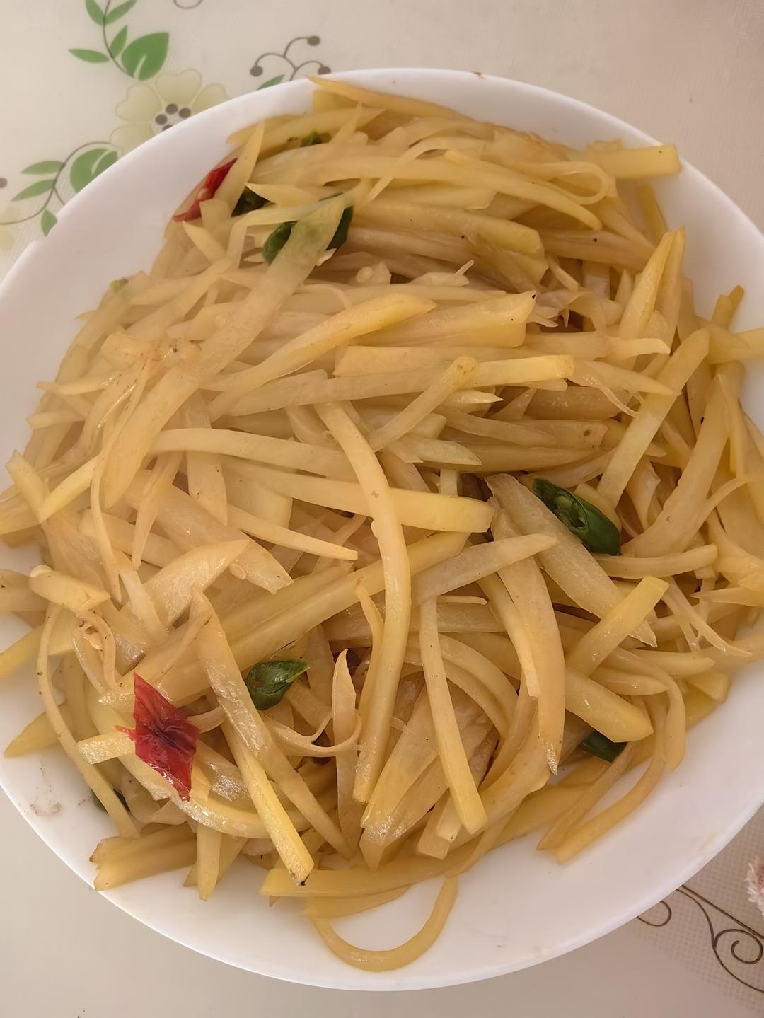 酸辣土豆丝的家常做法 超级下饭