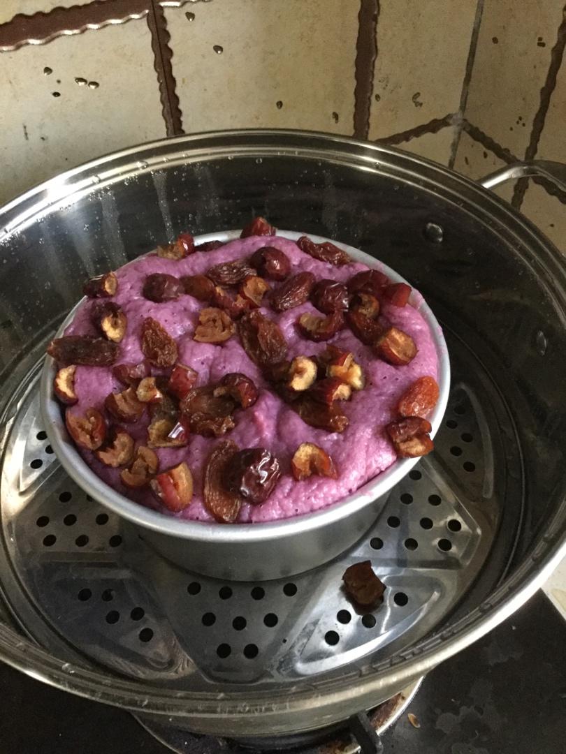 紫薯发糕