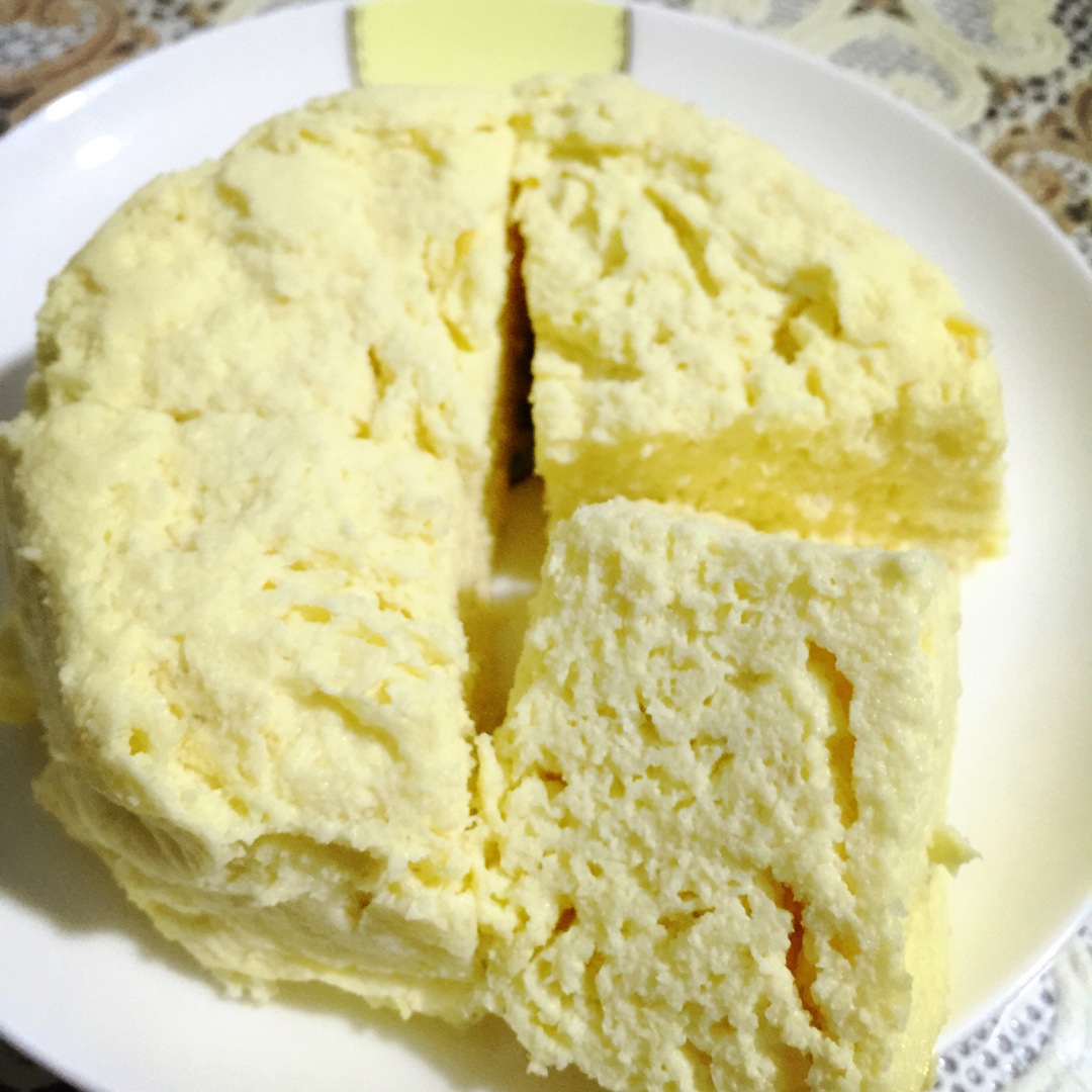 免烤微波炉无油无低粉豆渣蛋糕