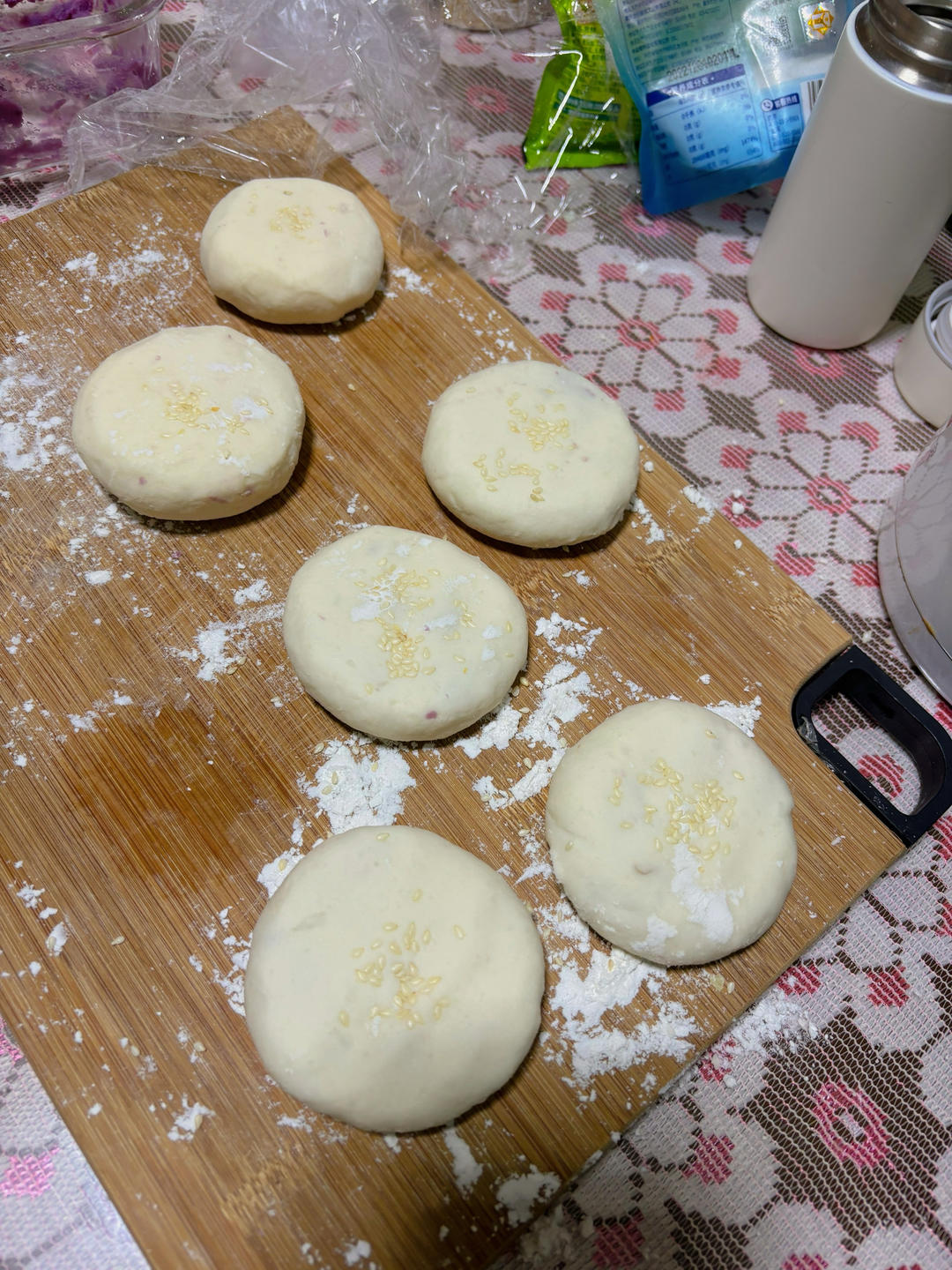 山药紫薯饼—快手早餐