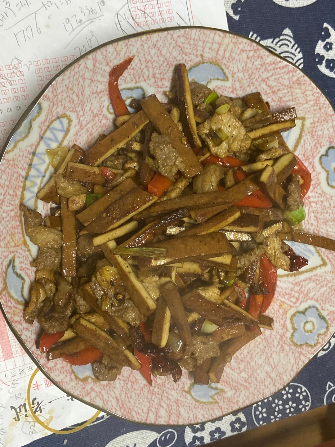 豆干炒肉丝